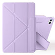 For Huawei MatePad Pro 12.2 2024 Fixed Buckle Magnetic Deformation Leather Tablet Case(Purple) - Huawei by PMC TechLife | Online Shopping South Africa | PMC TechLife | Buy Now Pay Later Mobicred