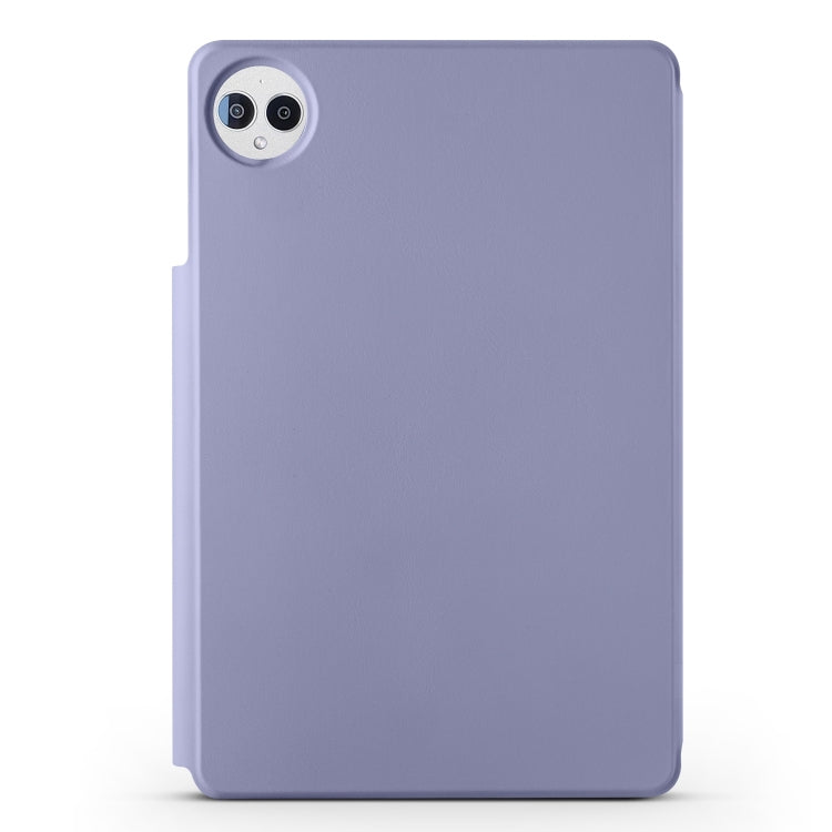 For Huawei MatePad Pro 12.2 2024 Fixed Buckle Magnetic Deformation Leather Tablet Case(Lavender Purple)