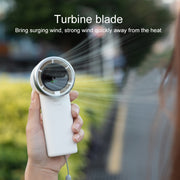 N603 HD Digital Display Handheld Turbine Fan(Black)
