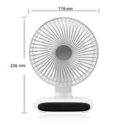 N702 Smart Digital Display Desktop Oscillating Fan(White)
