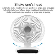 N702 Smart Digital Display Desktop Oscillating Fan(White)