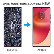 For Motorola Edge 50 Pro Original P-OLED LCD Screen with Digitizer Full Assembly