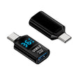 60W 10Gbps Intelligent Digital Display Fast Charge Adapter USB-A to Type-C - Converter & Adapter by PMC TechLife | Online Shopping South Africa | PMC TechLife | Buy Now Pay Later Mobicred