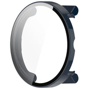 For Suunto Race S PC + Tempered Glass Film Integrated Watch Protective Case(Dark Blue)