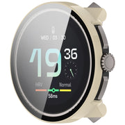 For Suunto Race S PC + Tempered Glass Film Integrated Watch Protective Case(Ivory White)