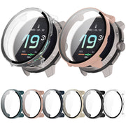 For Suunto Race S PC + Tempered Glass Film Integrated Watch Protective Case(Ivory White)