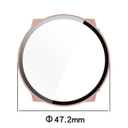 For Suunto Race S PC + Tempered Glass Film Integrated Watch Protective Case(Black)
