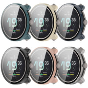 For Suunto Race S PC + Tempered Glass Film Integrated Watch Protective Case(Ivory White)