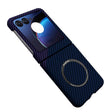 For Motorola Razr 50 Carbon Fiber Texture MagSafe Magnetic Phone Case(Blue Purple) - free shipping - PMC TechLife - Order now!