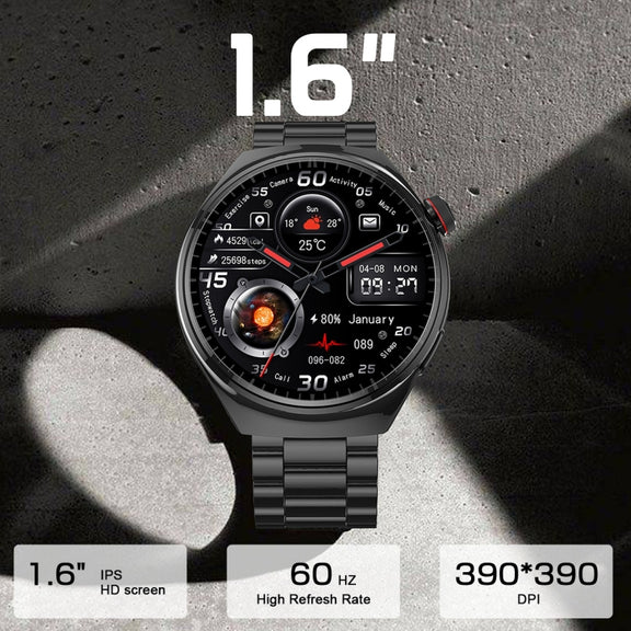 LEMFO LF38 1.6 inch IPS Screen Silicone Strap Smart Watch Supports Blood Oxygen Monitoring(Silver)