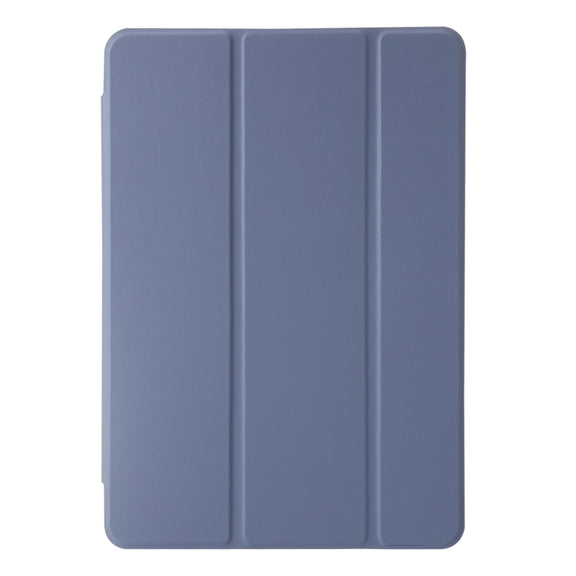 For Huawei Matepad SE 11 2024 Clear Acrylic 3-Fold Leather Tablet Case(Lavender Purple)