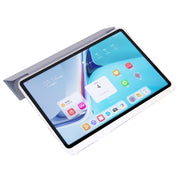 For Huawei Matepad SE 11 2024 Clear Acrylic 3-Fold Leather Tablet Case(Lavender Purple)