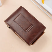 For FUJIFILM X100VI Full Body Leather Camera Case Bag with Strap(Black)