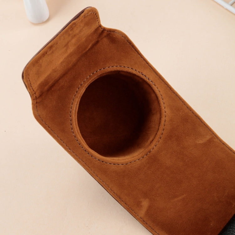 For FUJIFILM X100VI Full Body Leather Camera Case Bag with Strap(Brown)