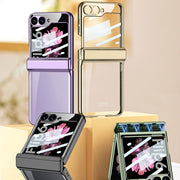 For Samsung Galaxy Z Flip6 GKK Integrated Magnetic Fold Hinge Shockproof Phone Case(Green)