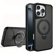 For iPhone 16 Pro Max Invisible Fulcrum Holder MagSafe Phone Case(Black) - free shipping - PMC TechLife - Order now!
