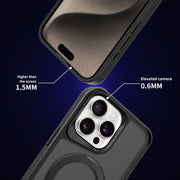 For iPhone 16 Plus Invisible Fulcrum Holder MagSafe Phone Case(Coffee)