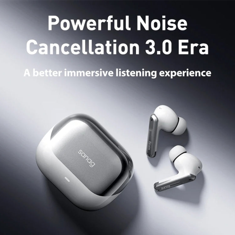 Sanag T51S TWS ANC Noise Reduction Wireless Bluetooth Earphone(Beige)