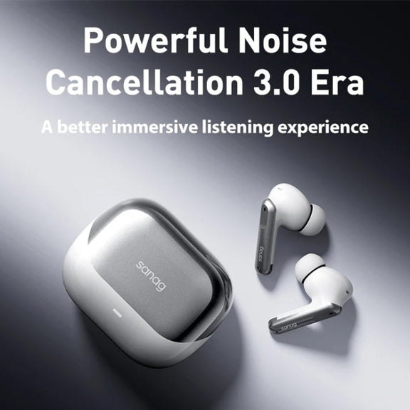 Sanag T51S TWS ANC Noise Reduction Wireless Bluetooth Earphone(Beige)