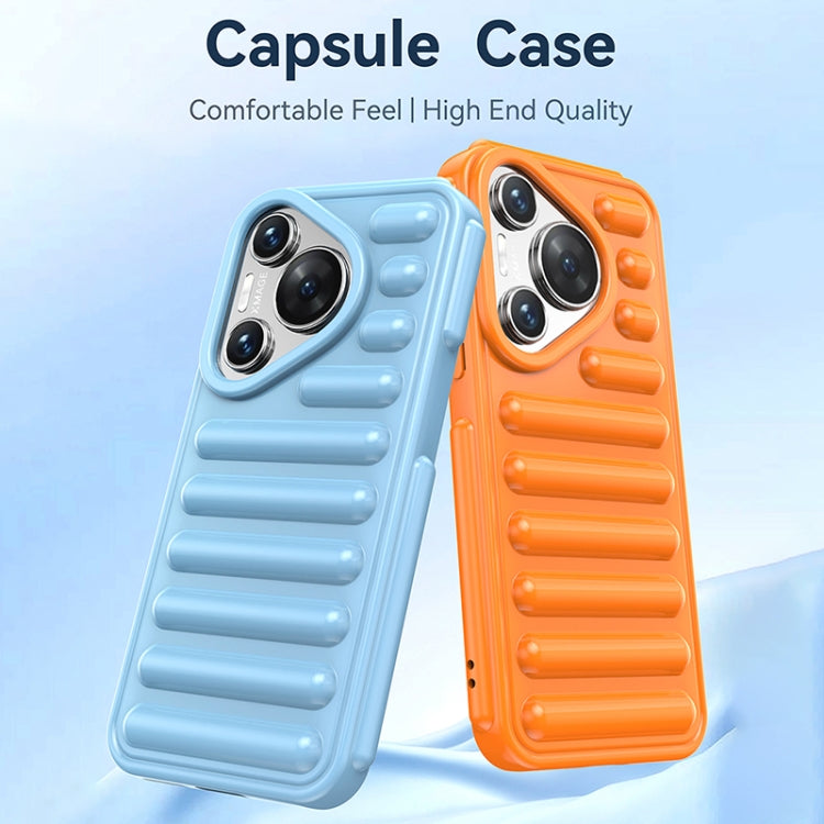 For Huawei Pura 70 Capsule Series Candy Color TPU Phone Case(Orange)
