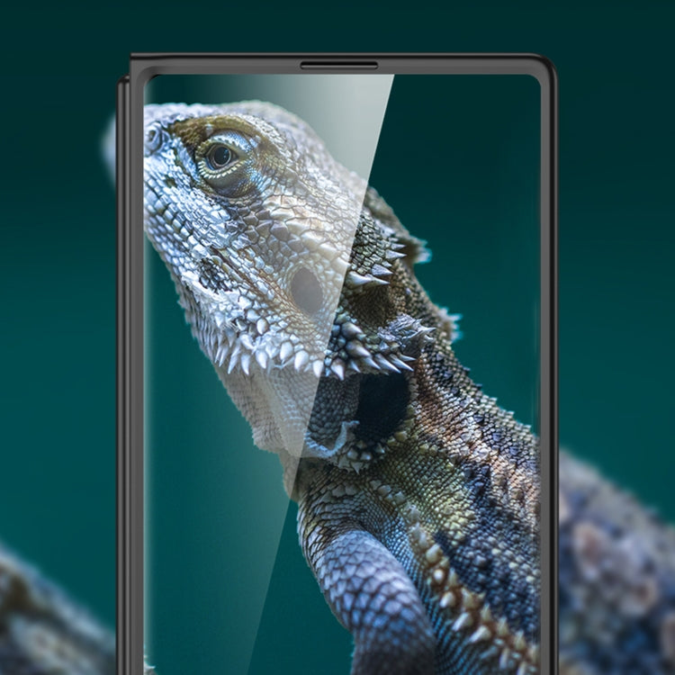 For Samsung Galaxy Z Fold6 GKK Integrated Ultra-thin Electroplating Lens Frame Phone Case(Grey)