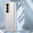 For Samsung Galaxy Z Fold6 GKK Integrated Ultra-thin Electroplating Lens Frame Phone Case(Silver) - free shipping - PMC Jewellery - Order now!