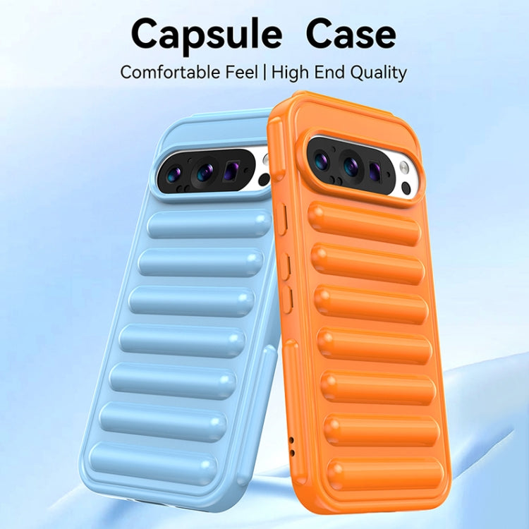 For Google Pixel 9 Pro XL Capsule Series Candy Color TPU Phone Case(Orange)
