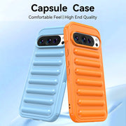 For Google Pixel 9 Pro XL Capsule Series Candy Color TPU Phone Case(Orange)