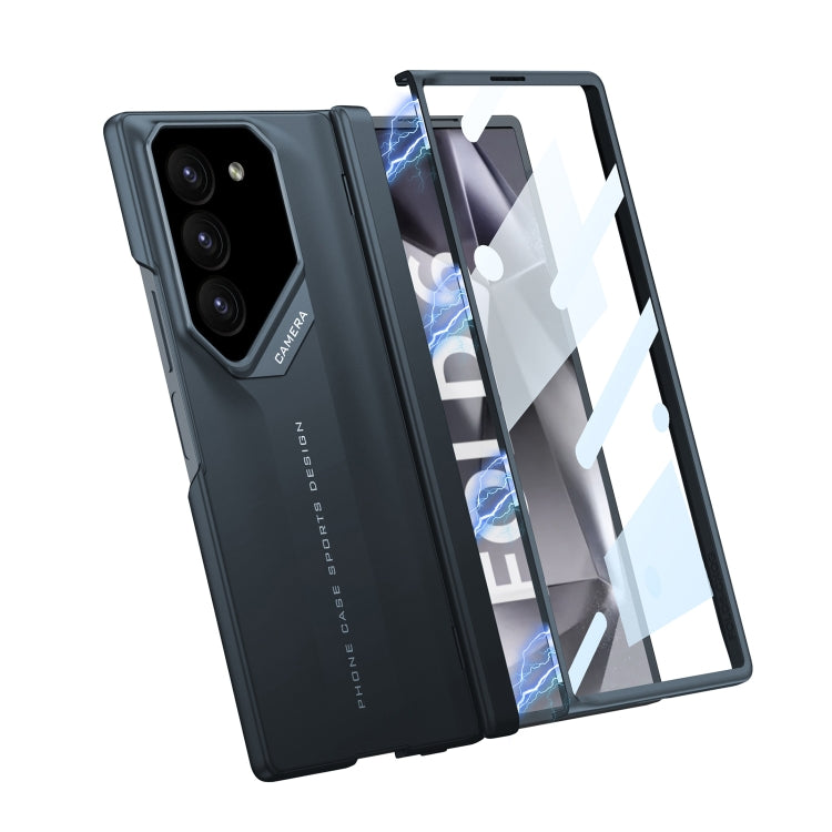 For Samsung Galaxy Z Fold6 GKK Integrated Folding Supercar Phone Case(Green)