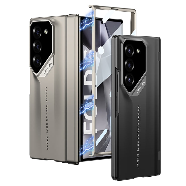 For Samsung Galaxy Z Fold6 GKK Integrated Folding Supercar Phone Case(Grey)