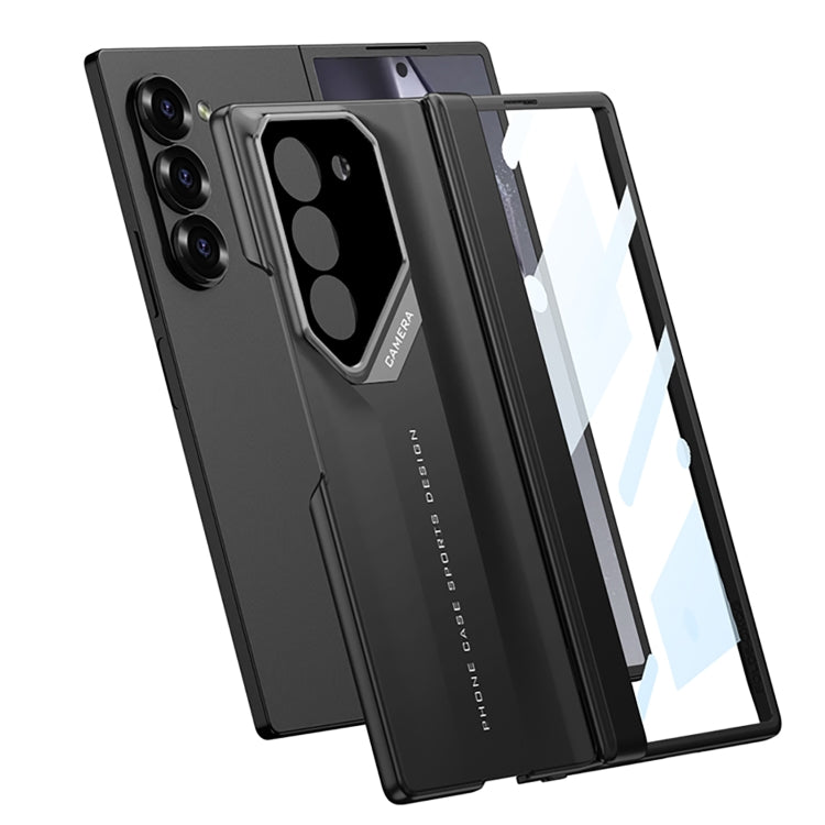 For Samsung Galaxy Z Fold6 GKK Integrated Folding Supercar Phone Case(Grey)
