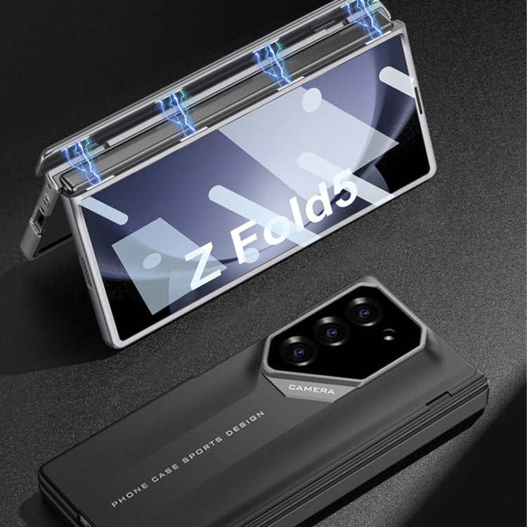 For Samsung Galaxy Z Fold5 GKK Integrated Folding Supercar Phone Case(Black)