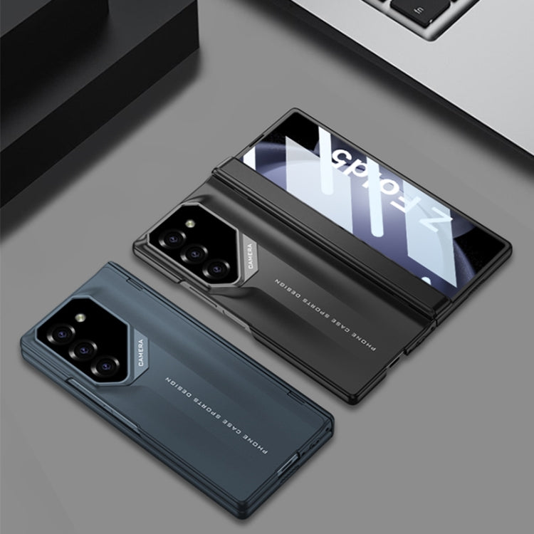 For Samsung Galaxy Z Fold5 GKK Integrated Folding Supercar Phone Case(Grey)