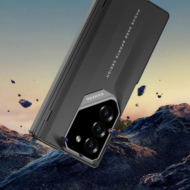 For Samsung Galaxy Z Fold5 GKK Integrated Folding Supercar Phone Case(Grey)