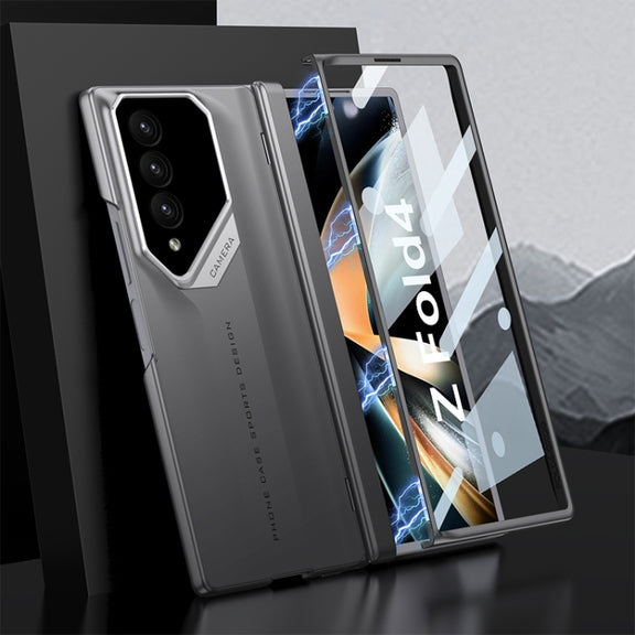 For Samsung Galaxy Z Fold4 GKK Integrated Folding Supercar Phone Case(Grey)