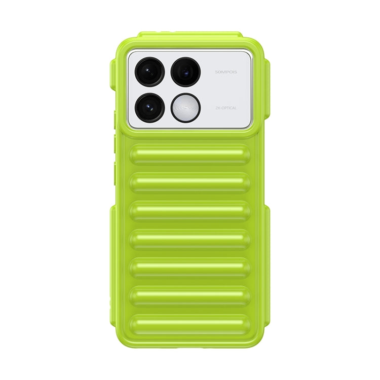 For Redmi K70 Capsule Series Candy Color TPU Phone Case(Green)