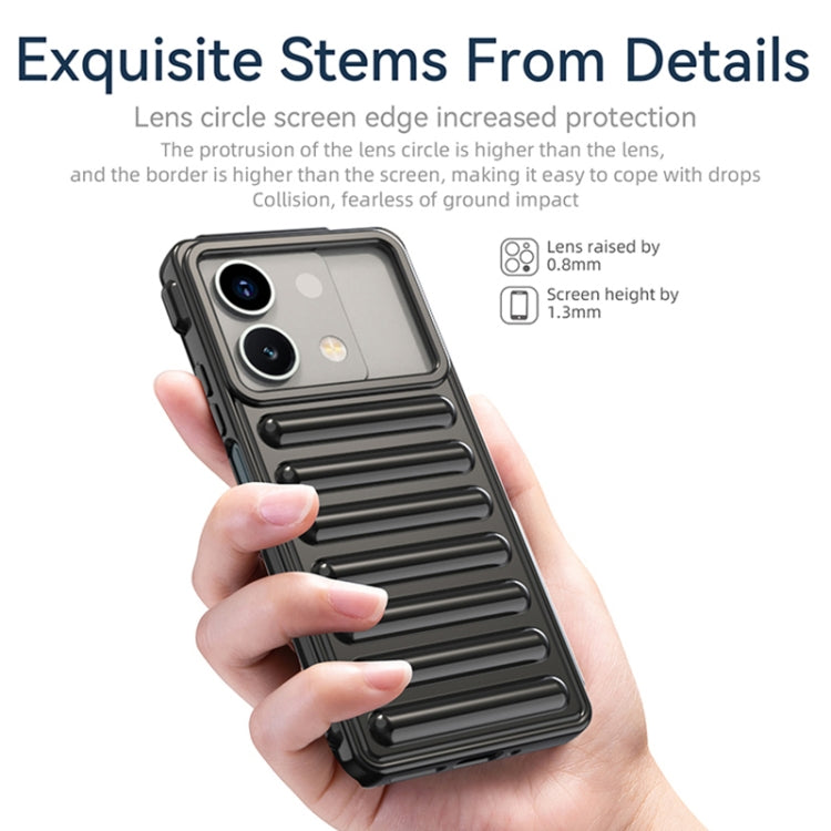 For Redmi K70 Capsule Series Candy Color TPU Phone Case(Orange)
