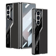 For Samsung Galaxy Z Fold6 GKK Integrated Plating TPU + Leather Supercar Full Coverage Phone Case(Black) - free shipping - PMC Jewellery - Order now!