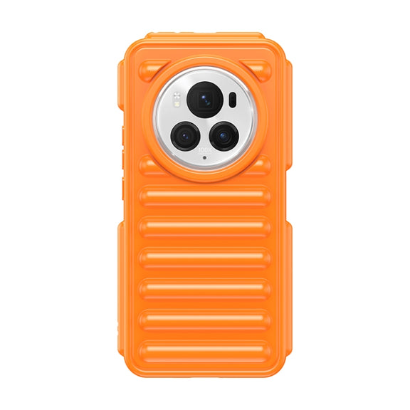 For Honor Magic6 Pro Capsule Series Candy Color TPU Phone Case(Orange)