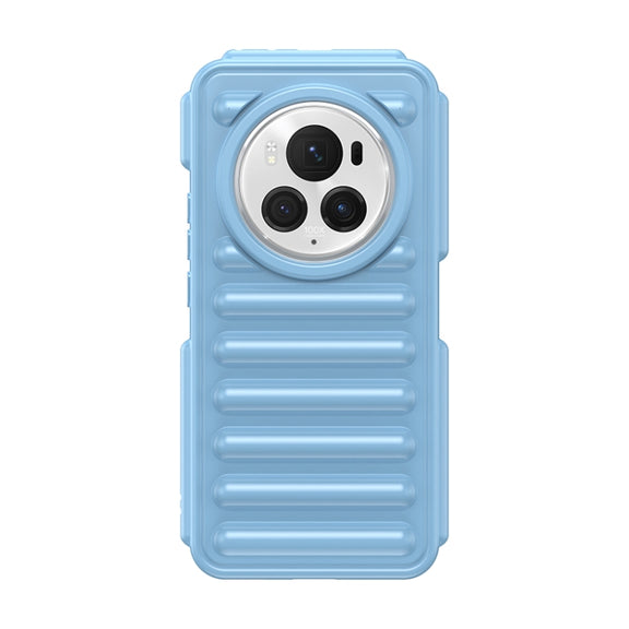 For Honor Magic6 Pro Capsule Series Candy Color TPU Phone Case(Blue)