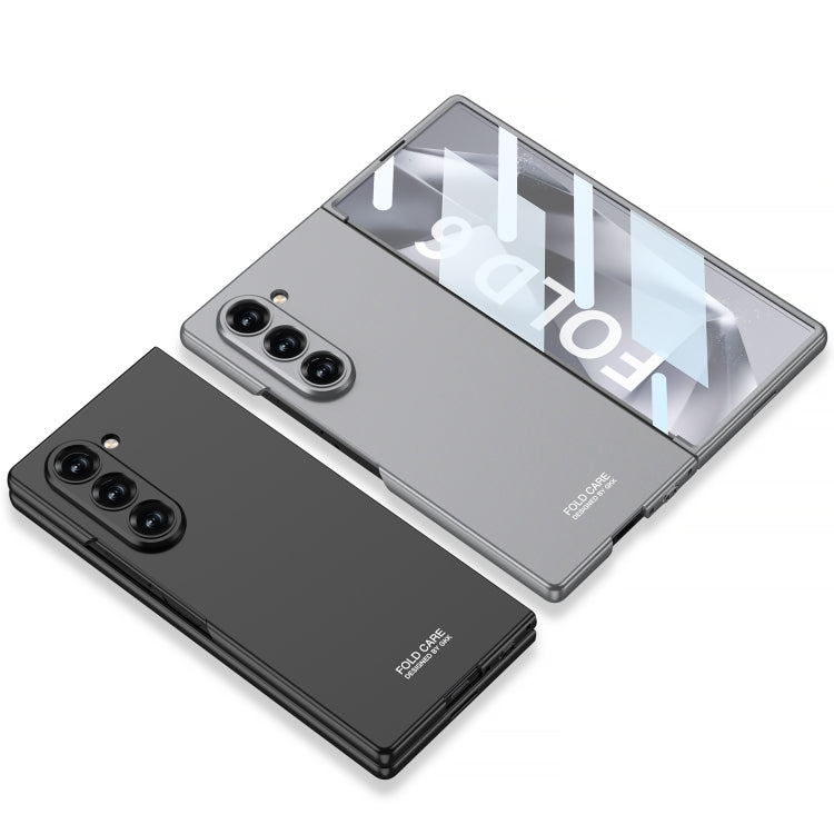 For Samsung Galaxy Z Fold6 GKK Integrated Unbounded Ultra-thin All-inclusive Phone Case(Black)