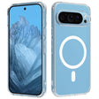 For Google Pixel 9 Pro Big Pore Acrylic PC Hybrid TPU MagSafe Phone Case(Transparent) - Google Cases by PMC TechLife | Online Shopping South Africa | PMC TechLife | Buy Now Pay Later Mobicred