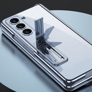 For Samsung Galaxy Z Fold6 GKK Integrated Magnetic Fold Hinge Phantom Phone Case(Mountain Gray)