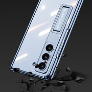 For Samsung Galaxy Z Fold6 GKK Integrated Magnetic Fold Hinge Phantom Phone Case(Mountain Gray)