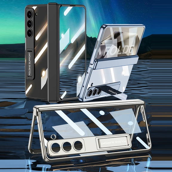 For Samsung Galaxy Z Fold6 GKK Integrated Magnetic Fold Hinge Phantom Phone Case(Blue)