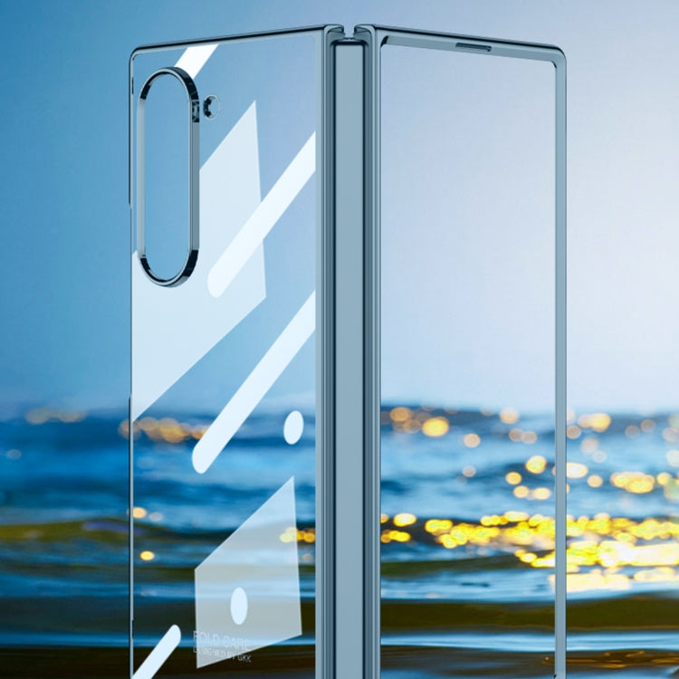 For Samsung Galaxy Z Fold6 GKK Big Hole Electroplating Phantom Full Coverage Phone Case(Gold)