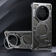 For Huawei Mate 60 Auspicious Cloud Series MagSafe Metal Phone Case with Bracket(Grey) - Huawei Cases by PMC TechLife | Online Shopping South Africa | PMC TechLife | Buy Now Pay Later Mobicred