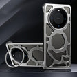 For Huawei Mate 60 Pro Auspicious Cloud Series MagSafe Metal Phone Case with Bracket(Silver) - Huawei Cases by PMC TechLife | Online Shopping South Africa | PMC TechLife | Buy Now Pay Later Mobicred