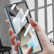 For Samsung Galaxy Z Fold6 GKK Integrated Electroplating Phantom Full Coverage Phone Case(Black)