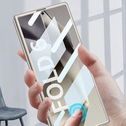 For Samsung Galaxy Z Fold6 GKK Integrated Electroplating Telescope Full Coverage Phone Case(Black)